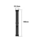 For Garmin Forerunner 35 / 30 Universal Three Beads Stainless Steel Watch Band(Silver)