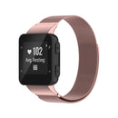 For Garmin Forerunner 35 / 30 Milanese Watch Band(Rose Pink)
