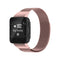 For Garmin Forerunner 35 / 30 Milanese Watch Band(Rose Pink)