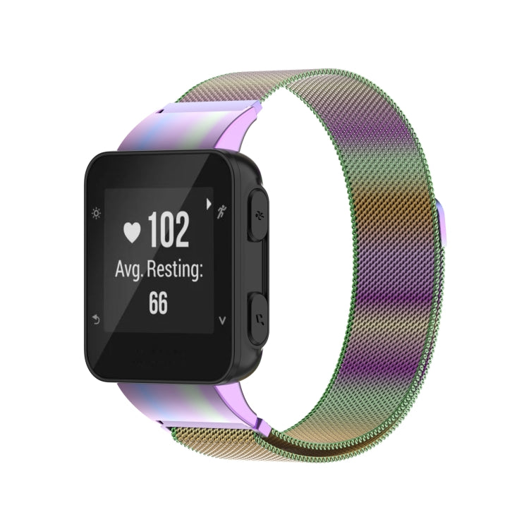 For Garmin Forerunner 35 / 30 Milanese Watch Band(Colorful)