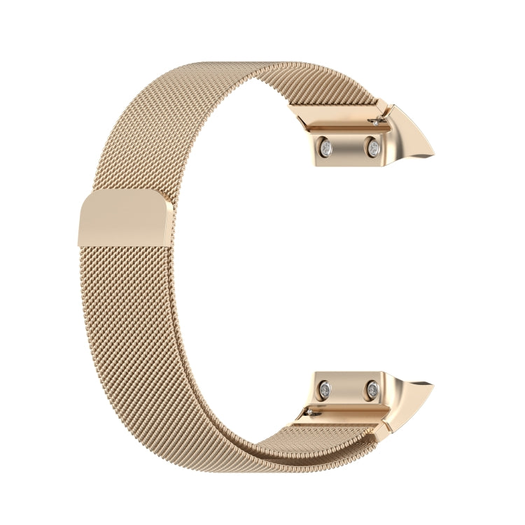 For Garmin Forerunner 35 / 30 Milanese Watch Band(Champagne Gold)