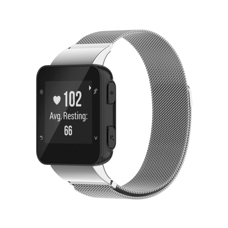 For Garmin Forerunner 35 / 30 Milanese Watch Band(Silver)