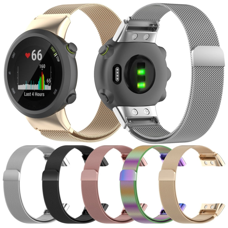 For Garmin Forerunner 35 / 30 Milanese Watch Band(Colorful)