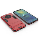 For Huawei Mate 30 PC + TPU Shockproof Protective Case with Holder(Red)