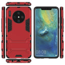 For Huawei Mate 30 PC + TPU Shockproof Protective Case with Holder(Red)