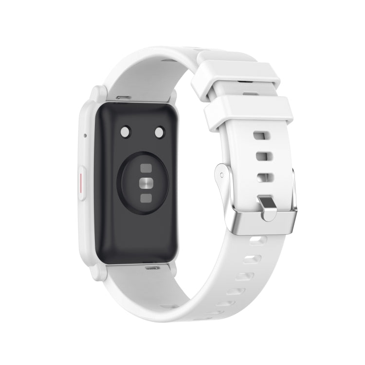 For Huawei Honor Watch ES Silicone Watch Band(White)