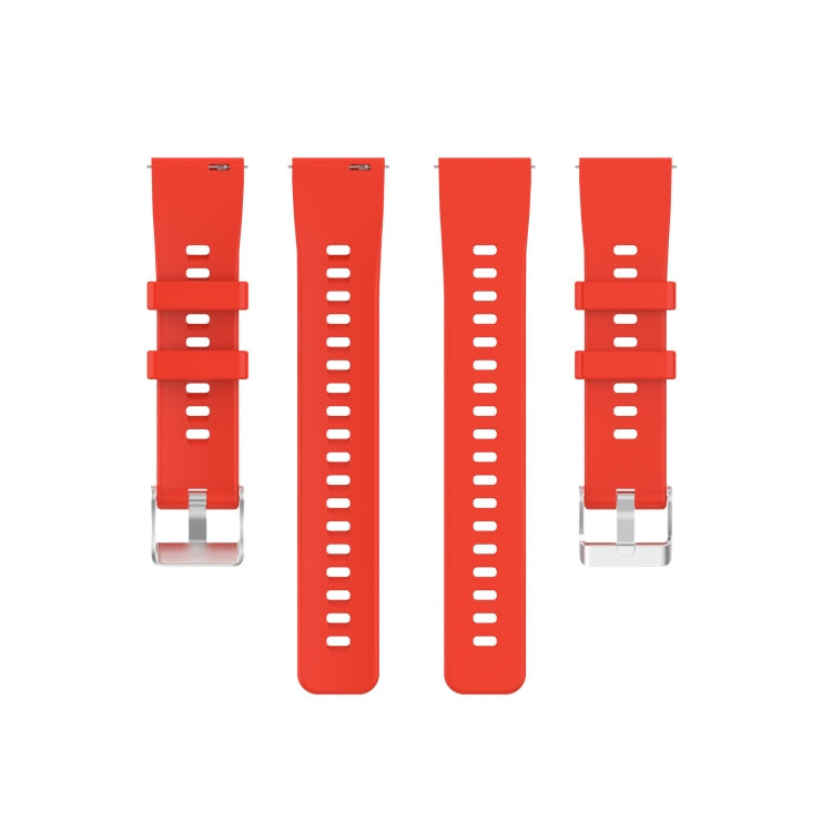 For Huawei Honor Watch ES Silicone Watch Band(Red)