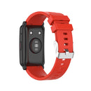 For Huawei Honor Watch ES Silicone Watch Band(Red)