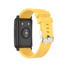 For Huawei Honor Watch ES Silicone Watch Band(Yellow)