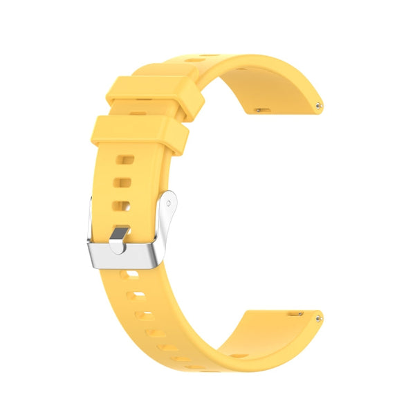 For Huawei Honor Watch ES Silicone Watch Band(Yellow)