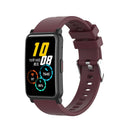 For Huawei Honor Watch ES Silicone Watch Band(Wine Red)