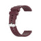 For Huawei Honor Watch ES Silicone Watch Band(Wine Red)