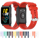 For Huawei Honor Watch ES Silicone Watch Band(White)
