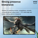 Folding Milk Silk Polyester Projector Film Curtain, Size:60 inch (4:3) Projection Area: 120 x 90cm
