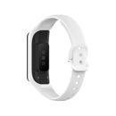 For Samsung Galaxy Fit 2 Silicone Watch Band(White)