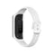 For Samsung Galaxy Fit 2 Silicone Watch Band(White)