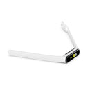 For Samsung Galaxy Fit 2 Silicone Watch Band(White)