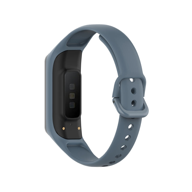 For Samsung Galaxy Fit 2 Silicone Watch Band(Grey)