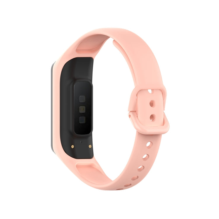 For Samsung Galaxy Fit 2 Silicone Watch Band(Pink)