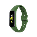 For Samsung Galaxy Fit 2 Silicone Watch Band(Dark Green)