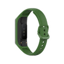 For Samsung Galaxy Fit 2 Silicone Watch Band(Dark Green)