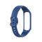 For Samsung Galaxy Fit 2 Silicone Watch Band(Dark Blue)
