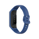 For Samsung Galaxy Fit 2 Silicone Watch Band(Dark Blue)