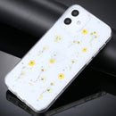 Gypsophila Flowers Pattern TPU Protective Case For iPhone 11(Yellow)