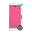 For iPhone 11 MERCURY GOOSPERY RICH DIARY Crazy Horse Texture Horizontal Flip Leather Case with Holder & Card Slots & Wallet(Rose Red)