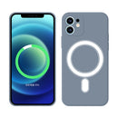 Silicone Full Coverage Shockproof Magsafe Case For iPhone 11(Grey)