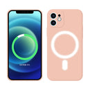 Silicone Full Coverage Shockproof Magsafe Case For iPhone 11(Pink)