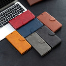 For Samsung Galaxy S21+ 5G Lambskin Texture Pure Color Horizontal Flip PU Leather Case with Holder & Card Slots & Wallet & Lanyard(Black)
