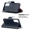 For Samsung Galaxy S21 5G Litchi Texture Pure Color Horizontal Flip Leather Case with Holder & Card Slots & Wallet & Lanyard(Black)