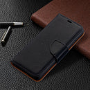 For Samsung Galaxy S21 5G Litchi Texture Pure Color Horizontal Flip Leather Case with Holder & Card Slots & Wallet & Lanyard(Black)
