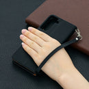 For Samsung Galaxy S21 5G Litchi Texture Pure Color Horizontal Flip Leather Case with Holder & Card Slots & Wallet & Lanyard(Black)