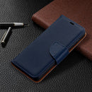 For Samsung Galaxy S21 5G Litchi Texture Pure Color Horizontal Flip Leather Case with Holder & Card Slots & Wallet & Lanyard(Dark Blue)