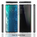 For Motorola Edge Shockproof Scratchproof TPU + Acrylic Protective Case(Transparent)