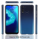 For Motorola Moto G8 Power Lite Shockproof Scratchproof TPU + Acrylic Protective Case(Black)