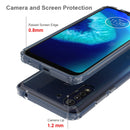 For Motorola Moto G8 Power Lite Shockproof Scratchproof TPU + Acrylic Protective Case(Black)