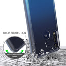 For Motorola Moto G8 Power Lite Shockproof Scratchproof TPU + Acrylic Protective Case(Black)