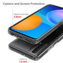 For Huawei Y7A / P Smart 2021 Shockproof Scratchproof TPU + Acrylic Protective Case(Black)