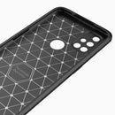 For OnePlus Nord N10 5G Brushed Texture Carbon Fiber TPU Case(Black)