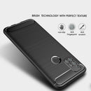 For OnePlus Nord N10 5G Brushed Texture Carbon Fiber TPU Case(Navy Blue)