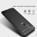 For OnePlus Nord N100 Brushed Texture Carbon Fiber TPU Case(Black)