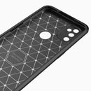 For OnePlus Nord N100 Brushed Texture Carbon Fiber TPU Case(Navy Blue)