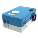J15 1920 x 1080P HD Household Mini LED Projector with Tripod Mount Support AV / HDMI x 1 / USB x1 / TF x 1, Plug Type:EU Plug(Blue White)