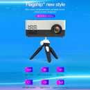 J15 1920 x 1080P HD Household Mini LED Projector with Tripod Mount Support AV / HDMI x 1 / USB x1 / TF x 1, Plug Type:EU Plug(Blue White)