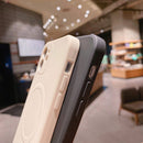 Liquid Silicone Full Coverage Shockproof Magsafe Case For iPhone 12 Pro Max(Beige)