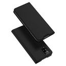 For Samsung Galaxy A12 DUX DUCIS Skin Pro Series Horizontal Flip PU + TPU Leather Case, with Holder & Card Slots(Black)