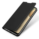 For Samsung Galaxy A12 DUX DUCIS Skin Pro Series Horizontal Flip PU + TPU Leather Case, with Holder & Card Slots(Black)